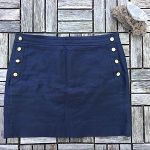 J. Crew Postage Stamp Sailor Mini Skirt